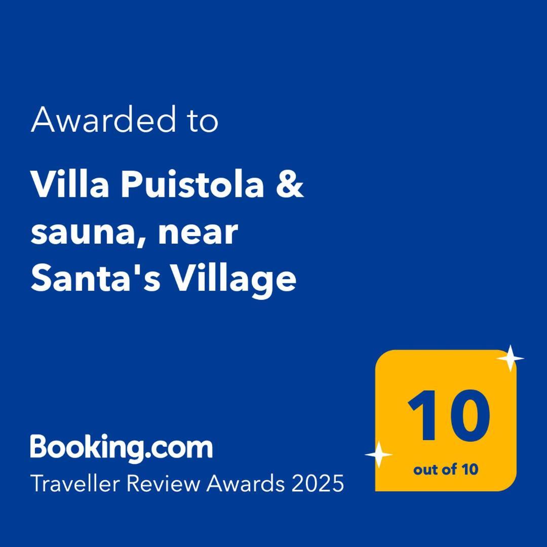 Villa Puistola & Sauna, Near Santa'S Village Rovaniemi Bagian luar foto